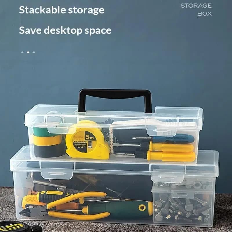 Tool Parts Storage Box Set Multi-Compartment Tool Organizer,Sorting Box For Screws,Wrenches,Hardware Accessories,and Toys
