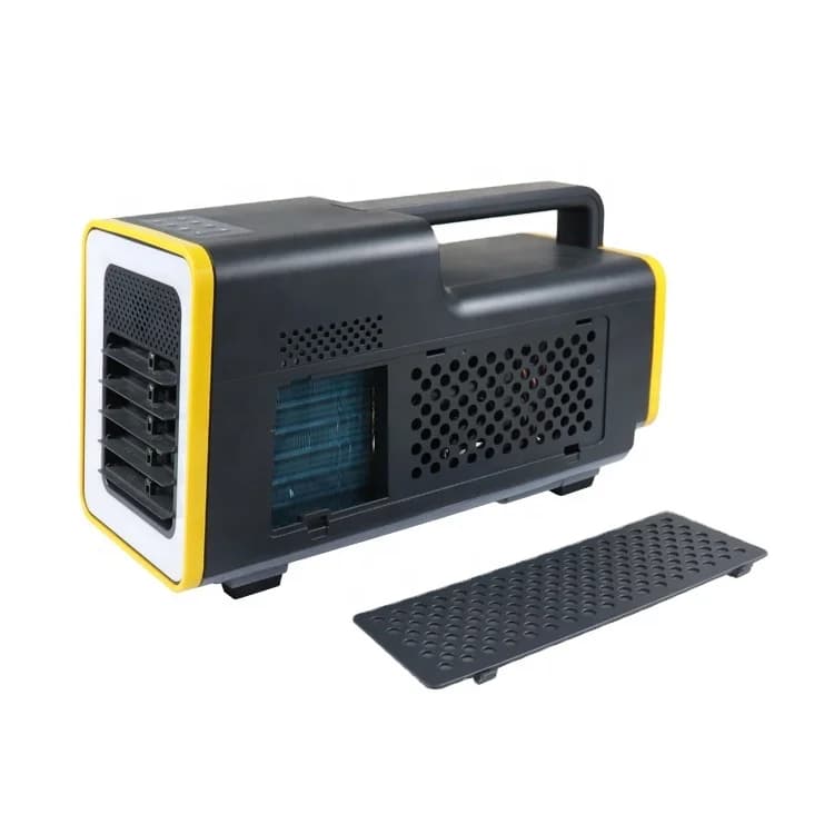 Condizionatore d'Aria Portatile da 1500BTU per Esterni, Mini Climatizzatore DC 12V per Tenda, Condizionatore Portatile per Campeggio