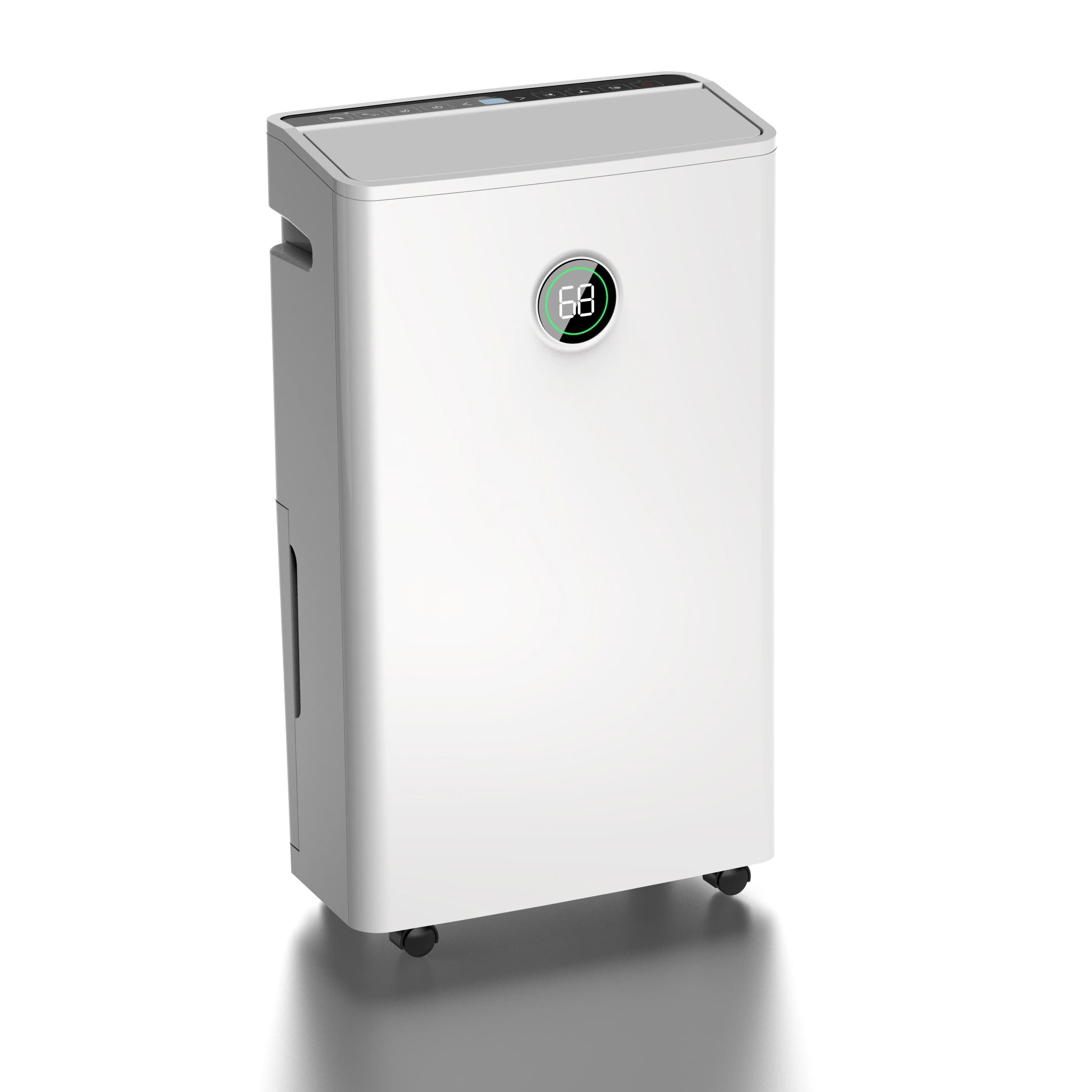 Deumidificatore portatile mobile domestico con compressore da 16L/20L/25L/giorno con Wifi, deumidificatore purificatore d'aria UVC