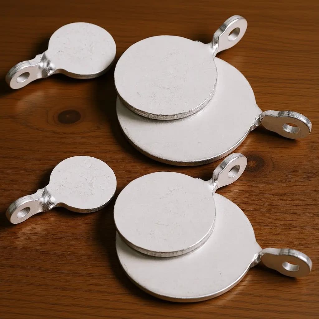 6Pcs Premium Manganese Steel Shooting Target Plates Compact Hanging Practice Gear for Archery Bow Accuracy Training