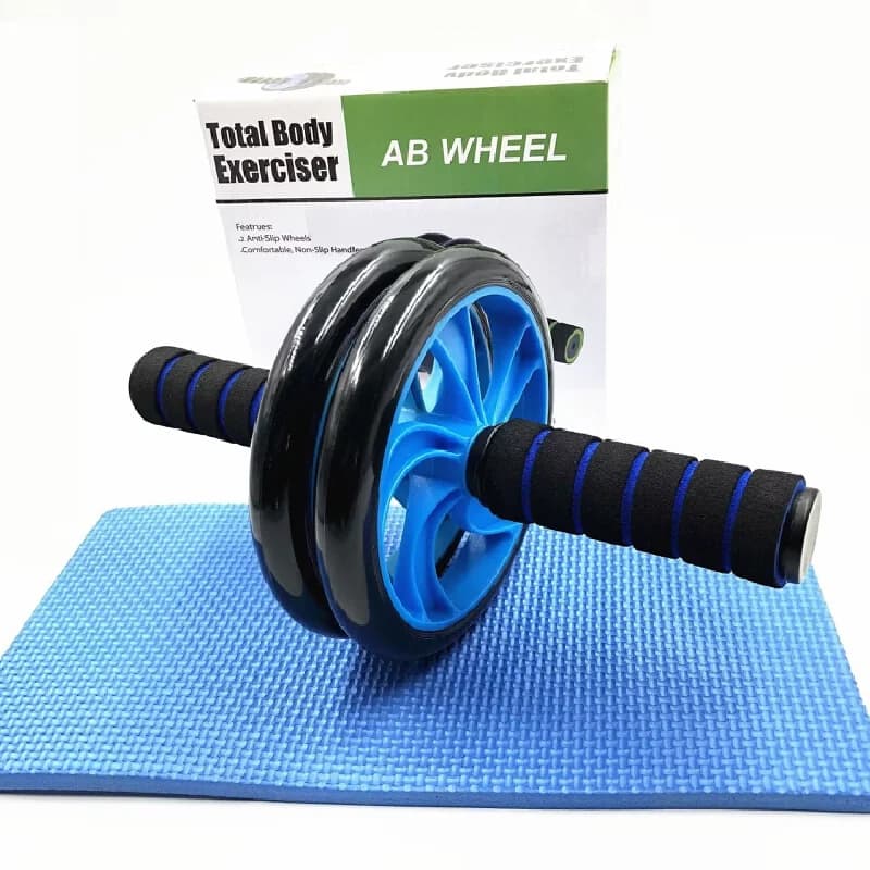 Fitany Ab Roller 16 pollici con doppia ruota, trainer addominale silenzioso, attrezzatura fitness per casa e palestra, per allenamento core, per uomo e donna