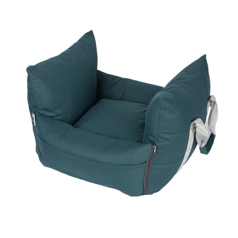 Trasportino di Lusso Ecologico in Cotone con Cerniera per Animali Domestici, Portatile per Esterni, con Copertura Rimovibile per Cani e Gatti, Utilizzabile in Auto