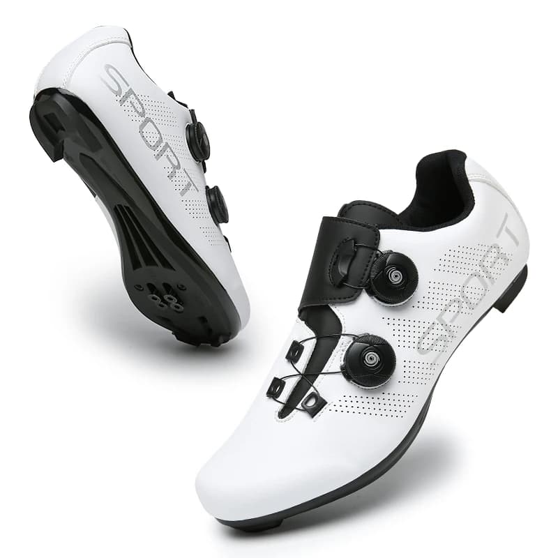 Scarpe da ginnastica da ciclismo Scarpe MTB traspiranti Uomo Donna Trail Scarpe da equitazione per bicicletta da montagna Scarpe sportive da bici da strada Scarpe da ciclismo con pedale Spd