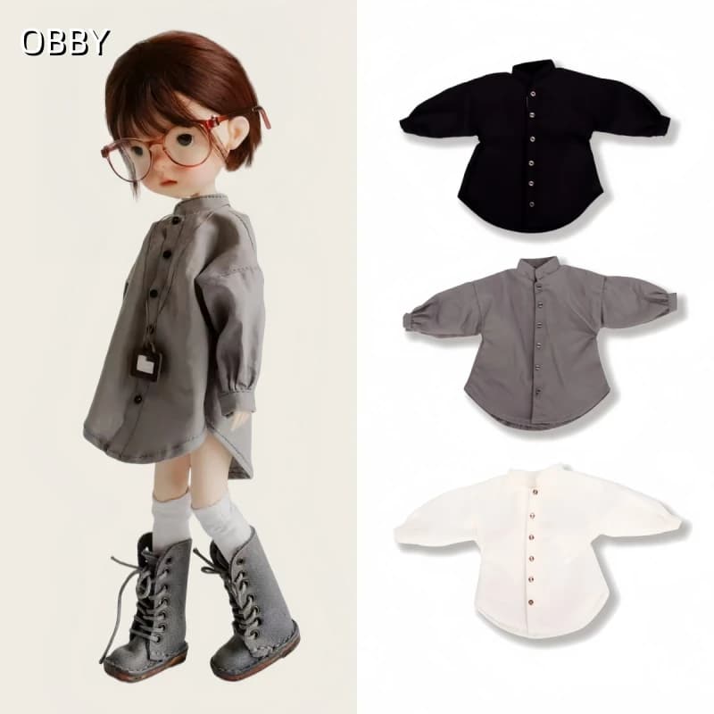 Camicia oversize fatta a mano per bambole OB22/24, abbigliamento per bambole Azone 1/6 BJD Blythe.
