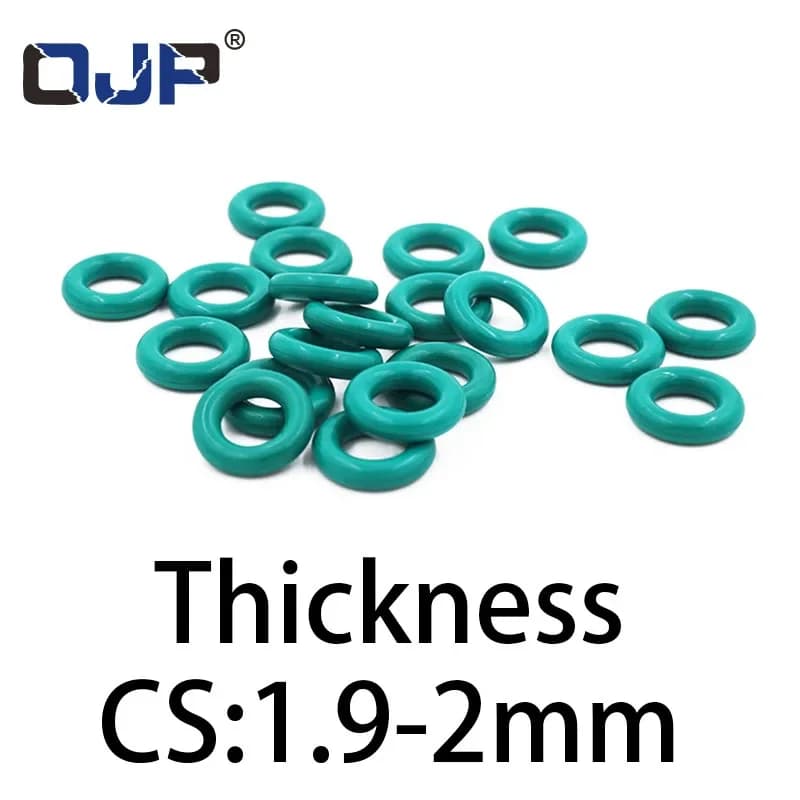 O-ring thickness 1,9/2 mm CS fluorinated rubber FKM temperature resistant seal rubber ring complete in specifications. - Yeah.
