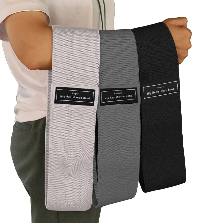 Set di 1 Fascia Elastica in Tessuto per Allenamento Glutei e Cosce, per Squat, Yoga, Stretching, Fitness, Attrezzatura da Palestra
