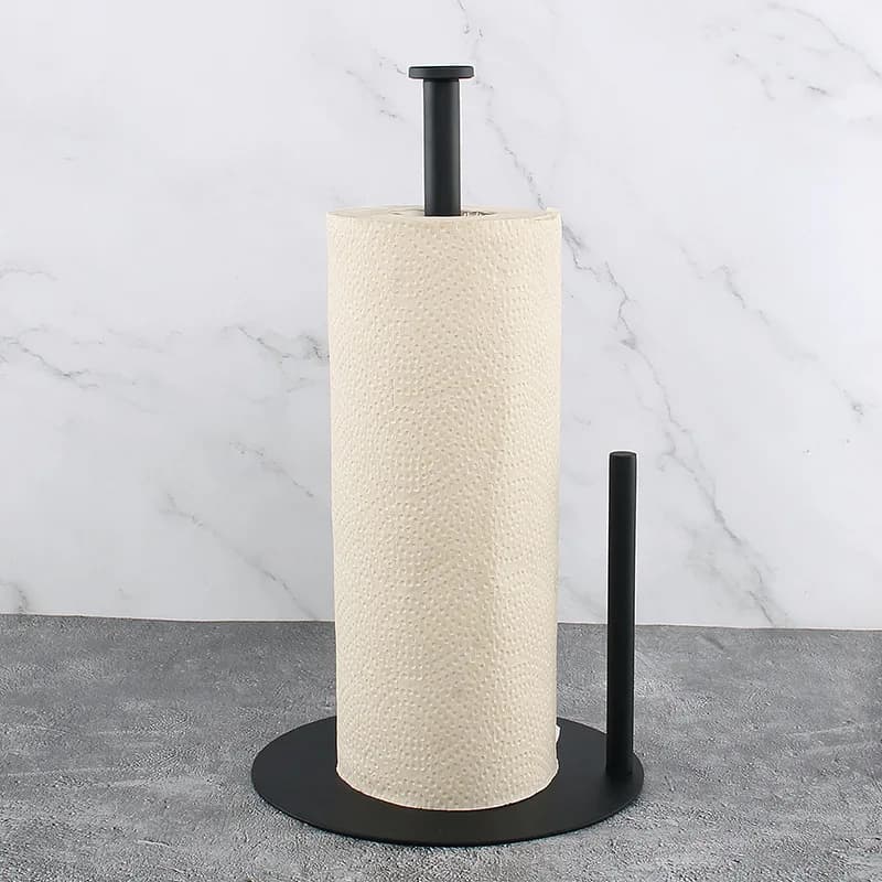 Portarotolo da Bagno Moderno Autoportante con Base Bilanciata per Bagno e Cucina