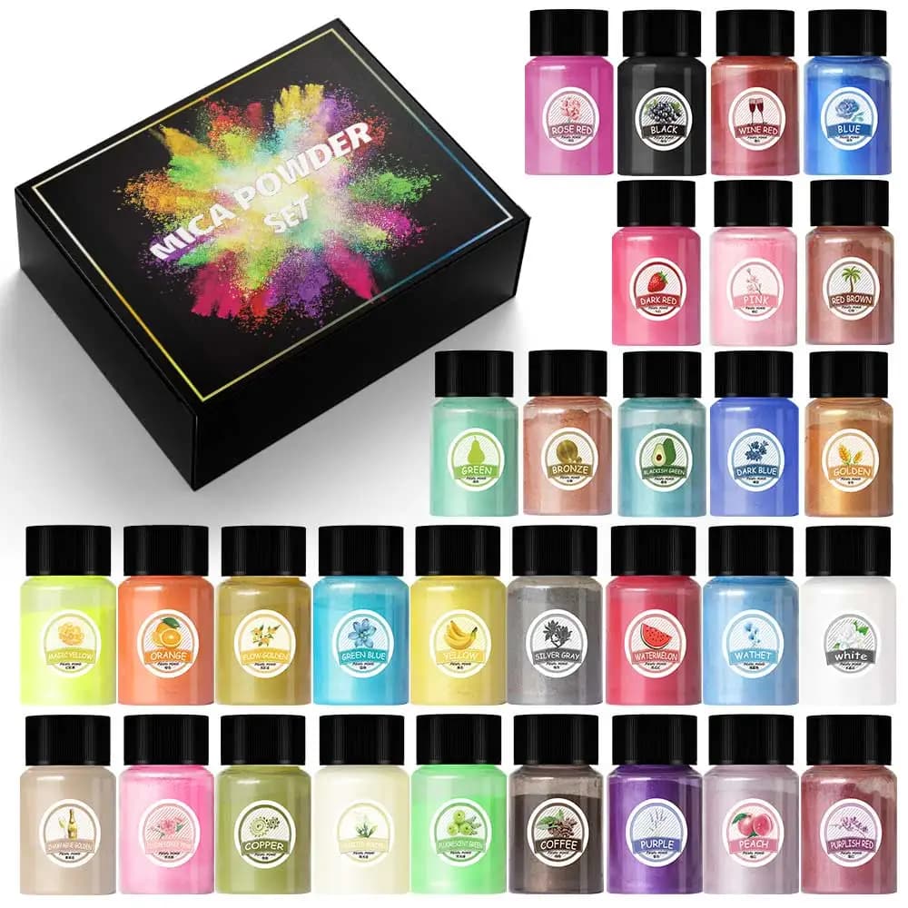 10ml perle powder epoxy resin pigment filling diy perlescent filling colorful nail paint coloring resin pigment necklace jewelry creation