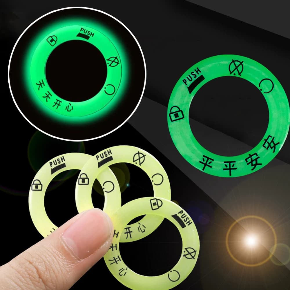 1pc adesivi chiave accensione moto copertura decorativa foro chiave moto adesivo per anello interruttore luminoso moto