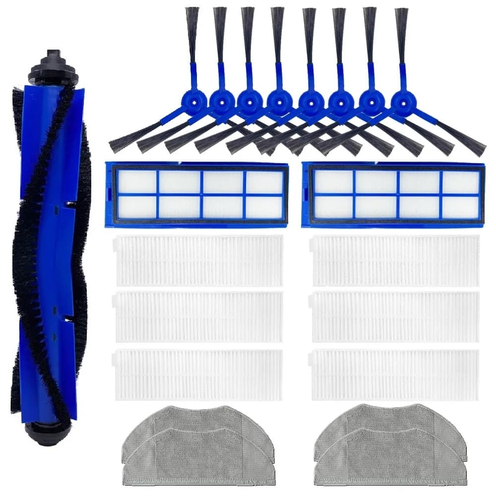 Accessori per robot aspirapolvere Eufy RoboVac L70 Hybrid, filtro HEPA, spazzola principale, spazzola laterale, panno per la pulizia