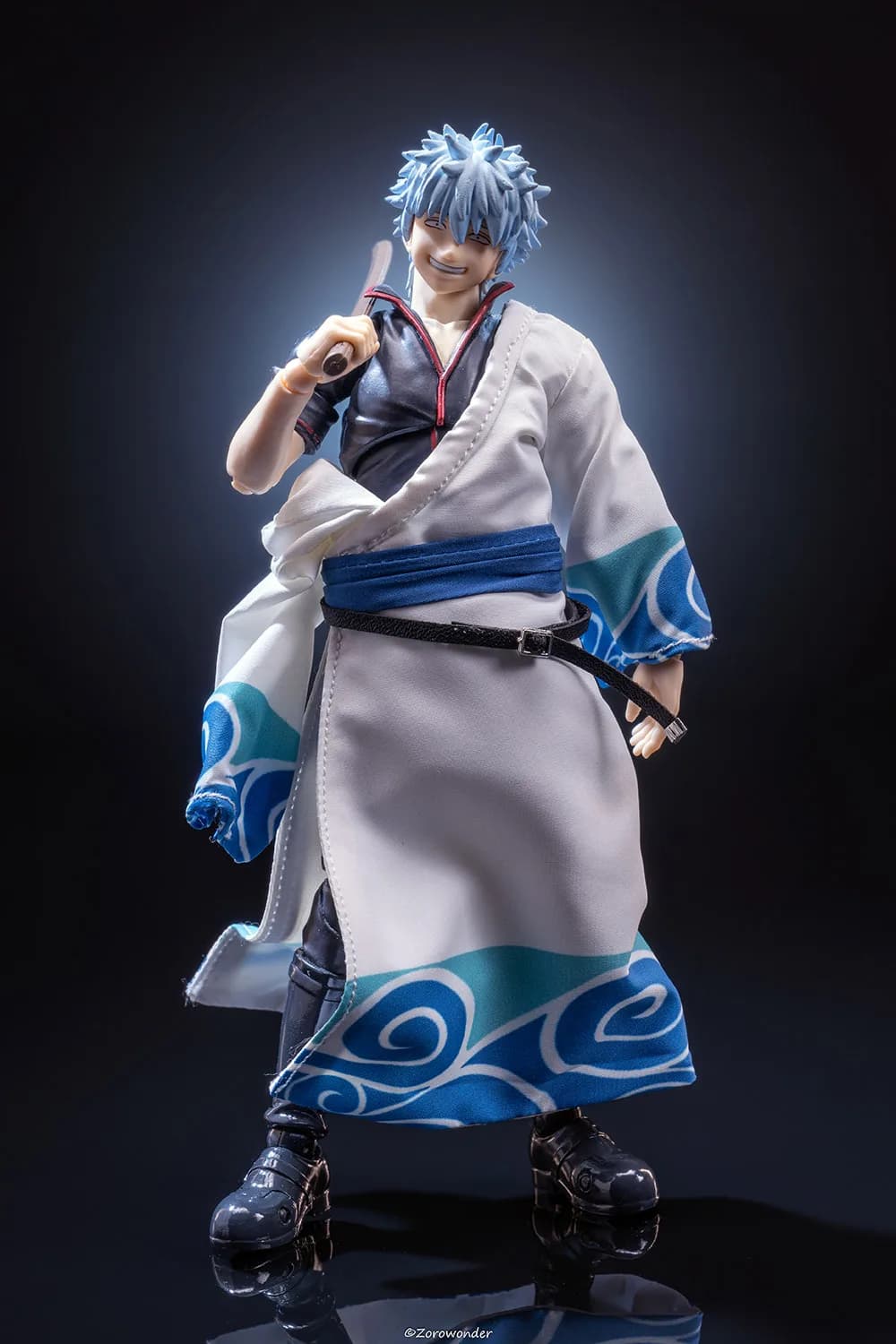 【Solo vestiti】shf 1/12 Anime giapponese GINTAMA Sakata Gintoki Abito a manica singola per giocattoli modello Action Figure da 6 pollici