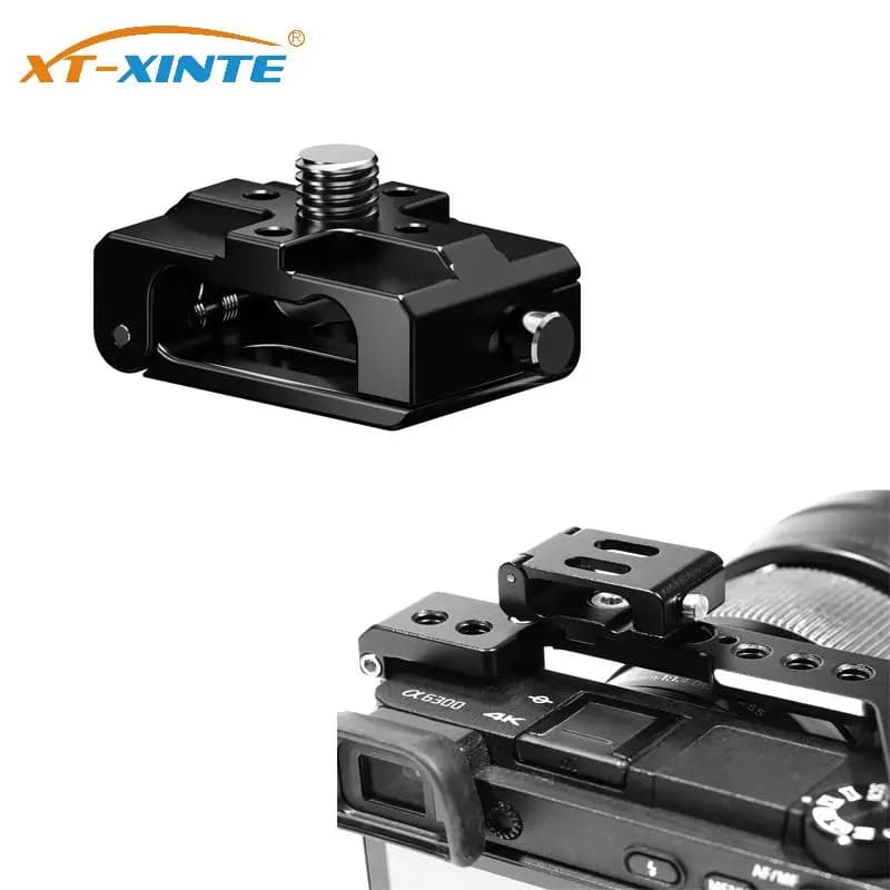 Morsetto per cavo per gabbia per fotocamera Clip universale per cavo per gabbia per monitor per fotocamera DSLR Cavo dati compatibile HDMI Blocco fisso con filettatura da 1/4"