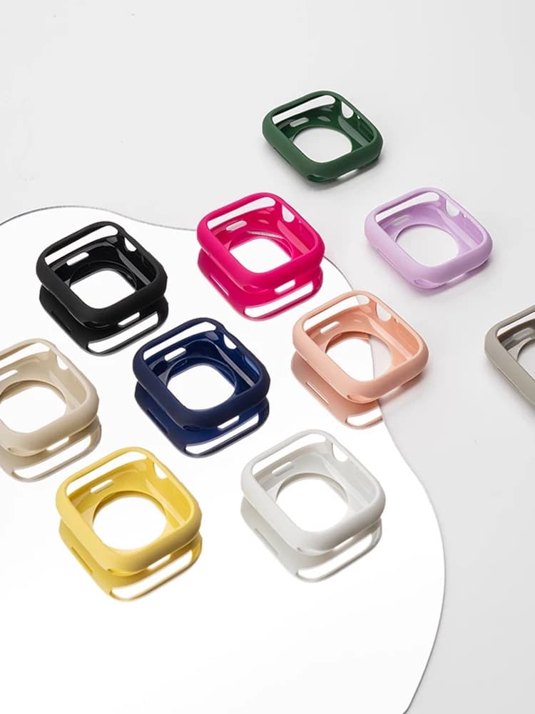 Cover per Apple Watch Case 10 11 46mm 42mm Accessori Antiurto Protettivo Morbido Silicone Paraurti Shell Protezione serie iwatch