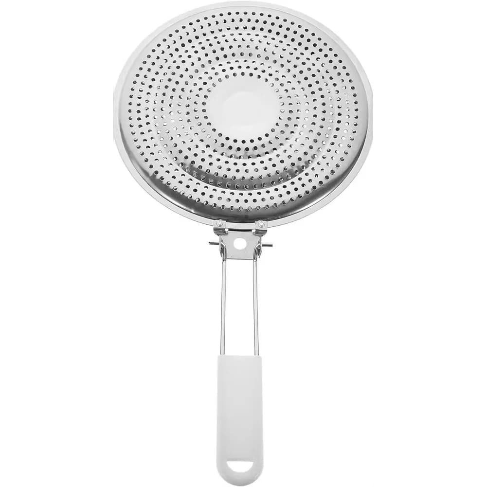 Piastra Diffusore di Calore Nera Argento per Fornelli a Gas ed Elettrici, Anello per Cottura a Fondo Pieno, Protezione Pentole e Padelle, Accessorio da Cucina