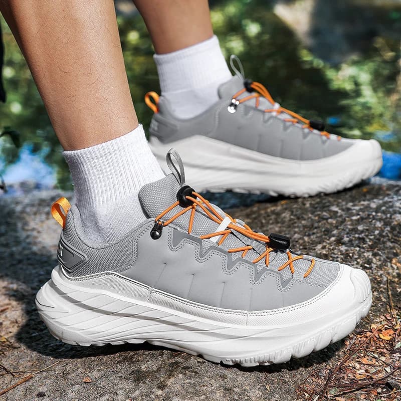 Trail Running Shoes Plus Size for Men, Outdoor Hiking sneakers Anti-slip, Lightweight and Breathable, Trekking Shoes and Mountain Climbing 45 46