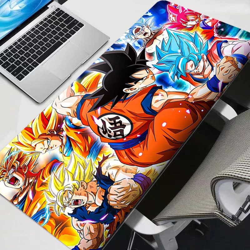 Tappetino per mouse resistente, accessori da gioco Dragon Ball, tastiera per computer, tappetino per mouse progettato specificamente per giochi e-sport