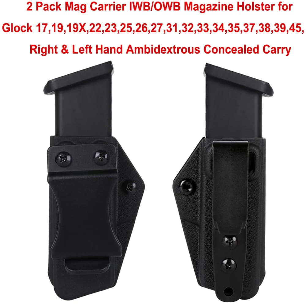 Tactical Charger 2 Pieces IWB/OWB for G17-45, Ambidestro Destro e Sinistro, for Hidden Transport