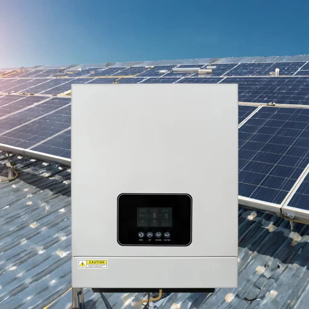 Nuovo inverter solare ibrido a onda sinusoidale pura da 4,2 kW 24 V 230 V con caricatore solare MPPT