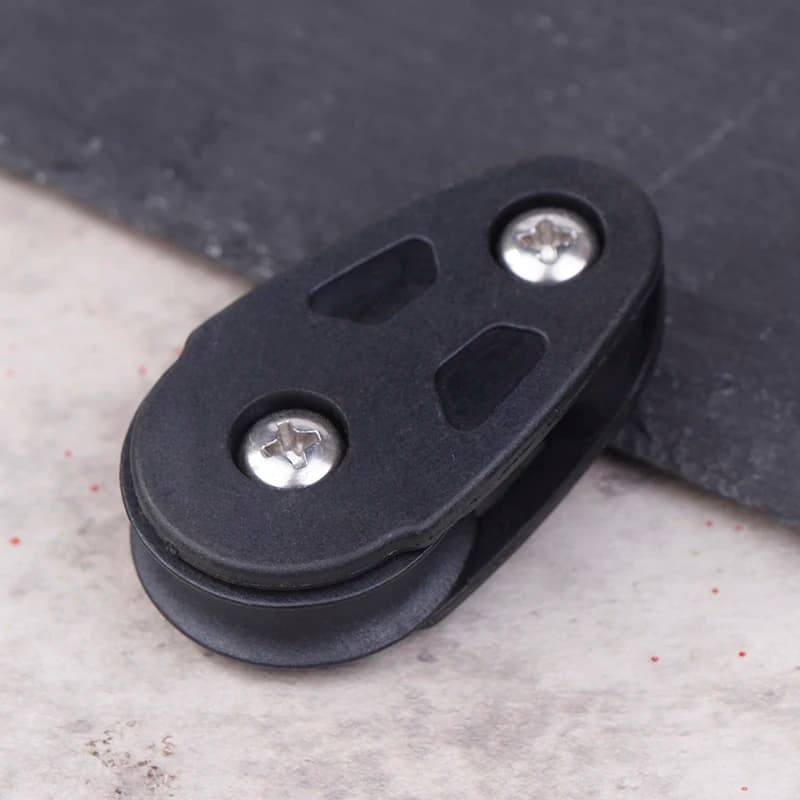 Kayak Canoe Boat Pulley Kit Heavy Duty Kayak Slide Rail Anchor Trolley Kit Marine Single Pulley Block Sheave Canoe Pulley