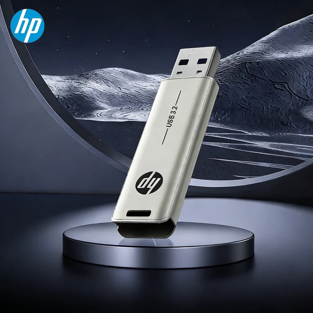 Chiavetta USB HP 3.2 da 32GB 64GB 128GB 256GB ad Alta Velocità con Custodia in Metallo per PC Desktop Laptop e Sistemi Mac
