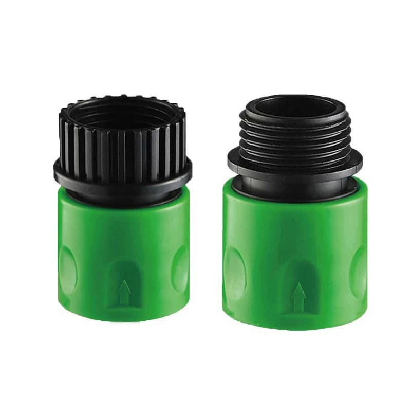 Connettore rapido per tubo da giardino da 5 pezzi, adattatore per tubo filettato interno ed esterno da 3/4 pollici, accessori per attrezzi da giardinaggio
