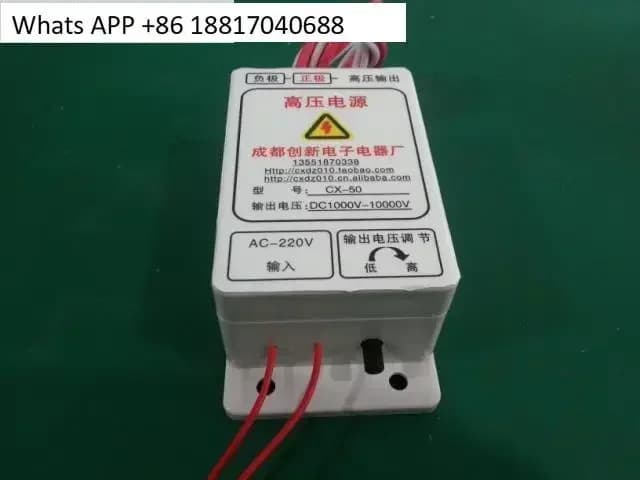 2025-9-26 1PC Fresh air system purifier high voltage power supply, air purifier power supply 10KV constant voltage output