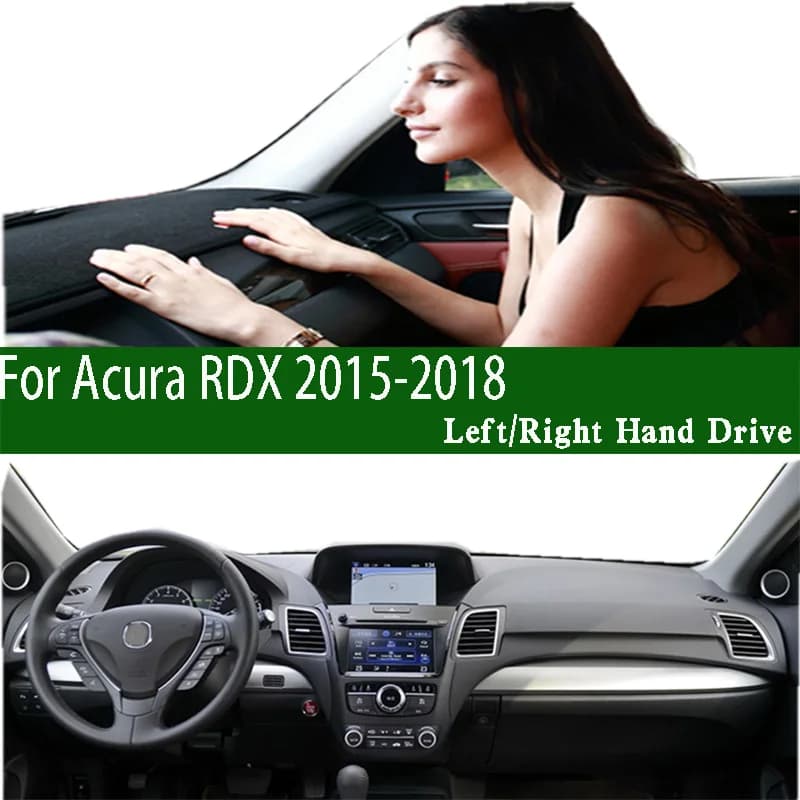 Per Acura RDX Tech Dublino Columbus 2015-2018 Dashmat Cruscotto Copertura Pannello strumenti Protezione solare Pad Anti-sporco Ornamenti