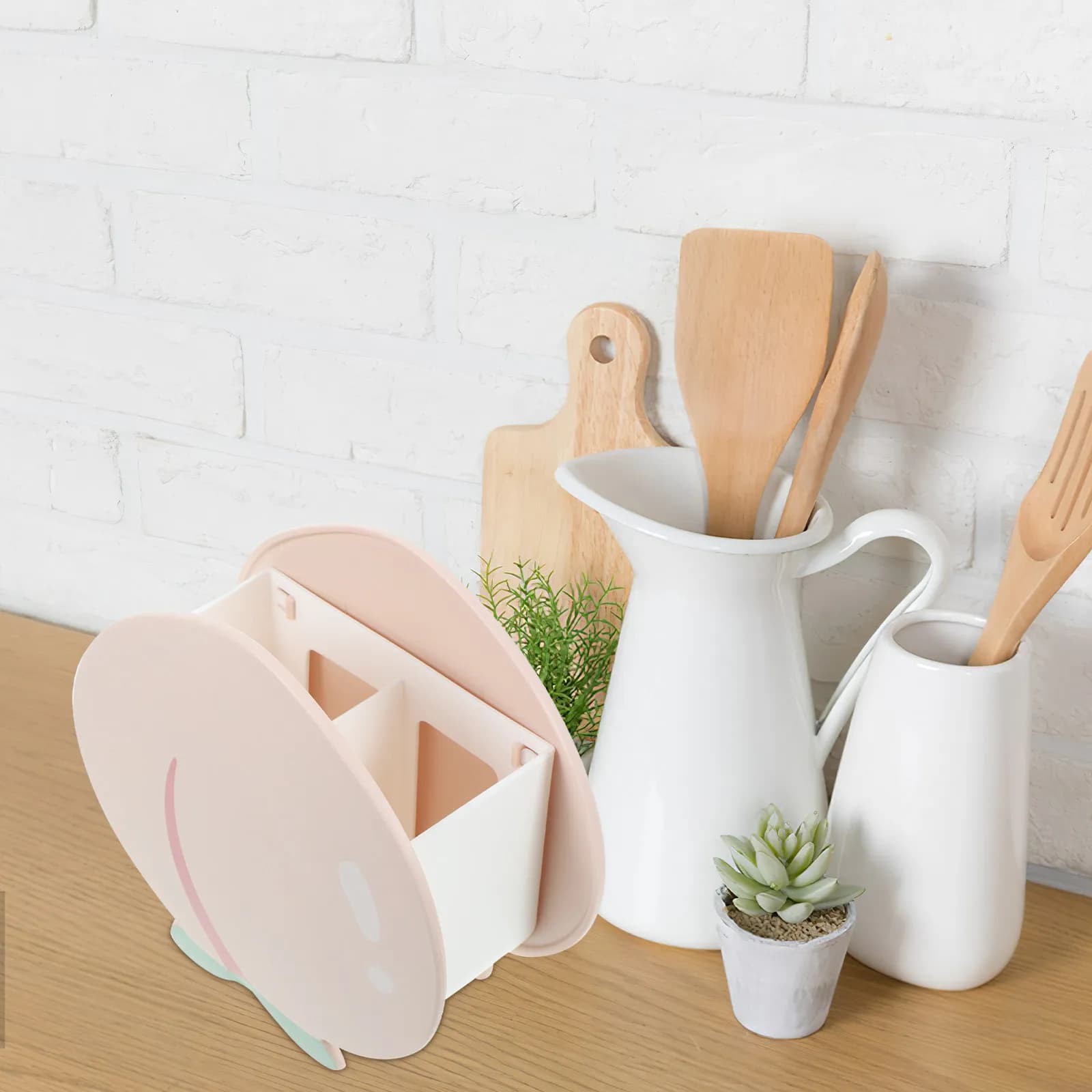 Bacchette Door Fishing Style, Kitchen Organizer for Tools, Posate Door, Crockery, Forks, Makeup Brushes, Bench and Desk