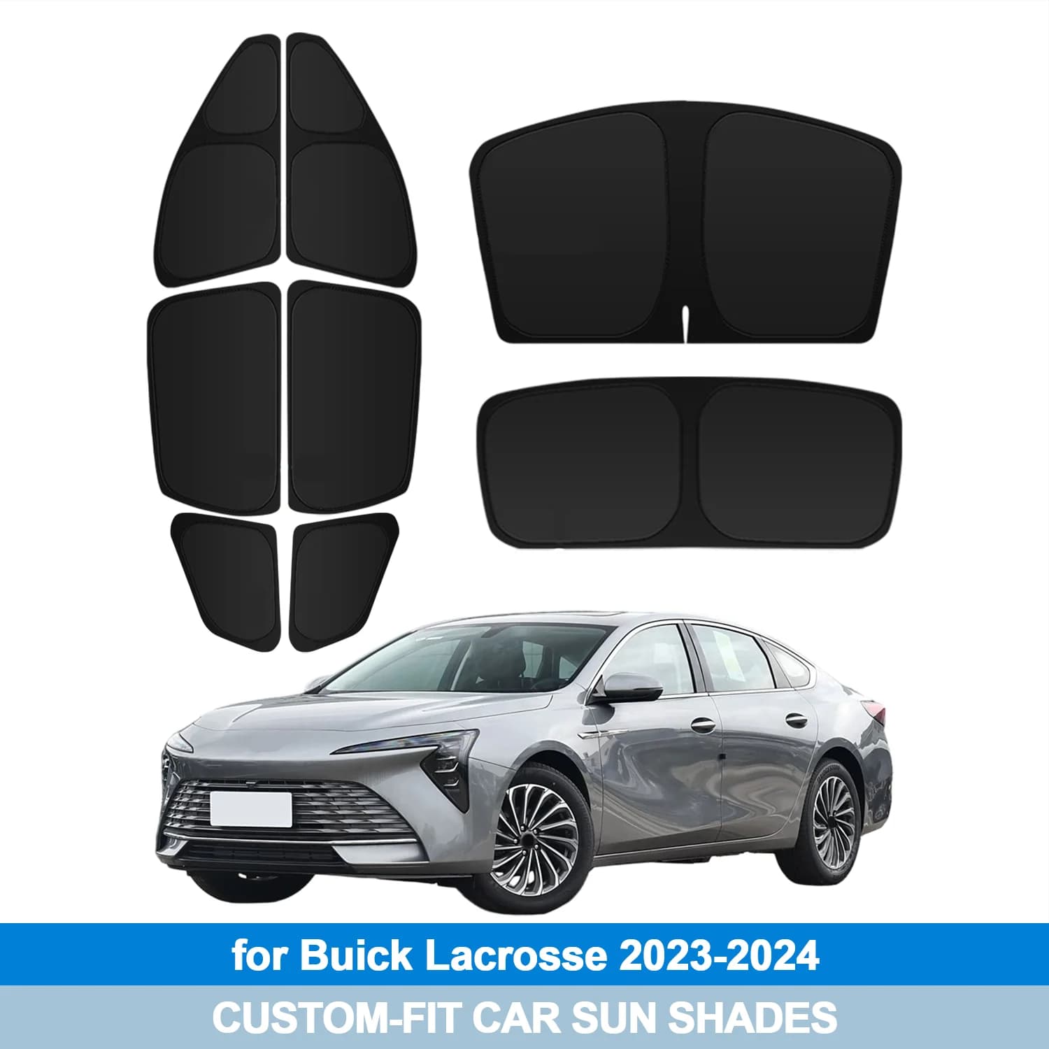 Per Buick Lacrosse 2023-2024 Parabrezza Parasole Finestre Laterali Shades Copertura Visiera Parasole Scudo Protezione Privacy