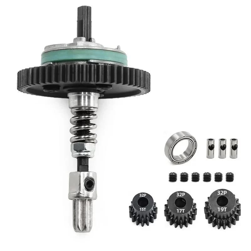 54T Metallo 6878 Set Frizione Pantofola con 15T 17T 19T Pignone per Traxxas Slash 4x4 VXL Stampede Rustler 1/10 RC Parti di Aggiornamento