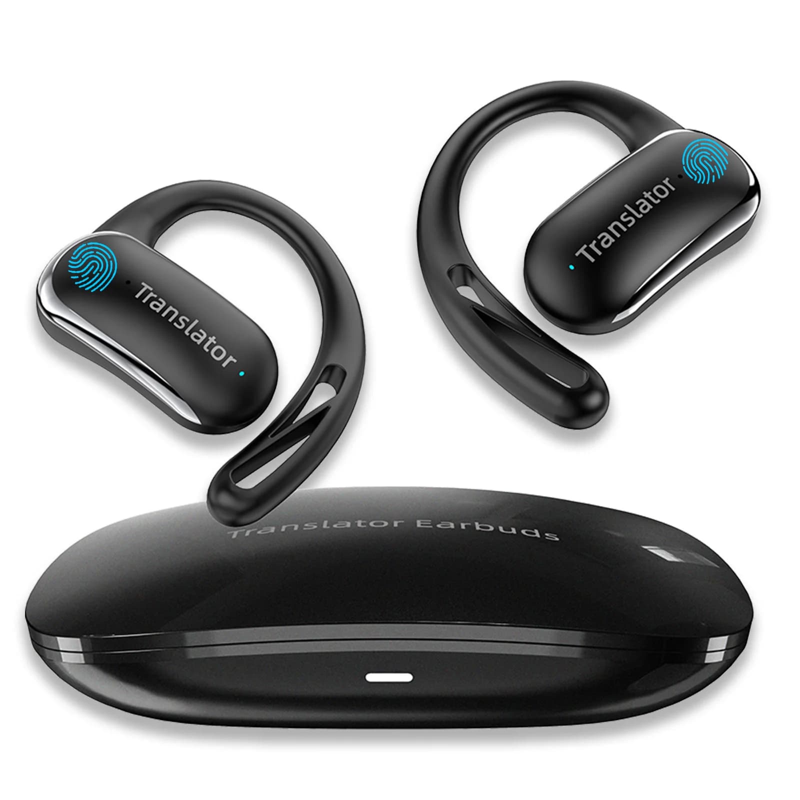 Auricolari traduttore Wooask F56: 144 lingue in tempo reale, auricolari per traduzione auricolare aperto, senza bisogno di WIFI, per i viaggi