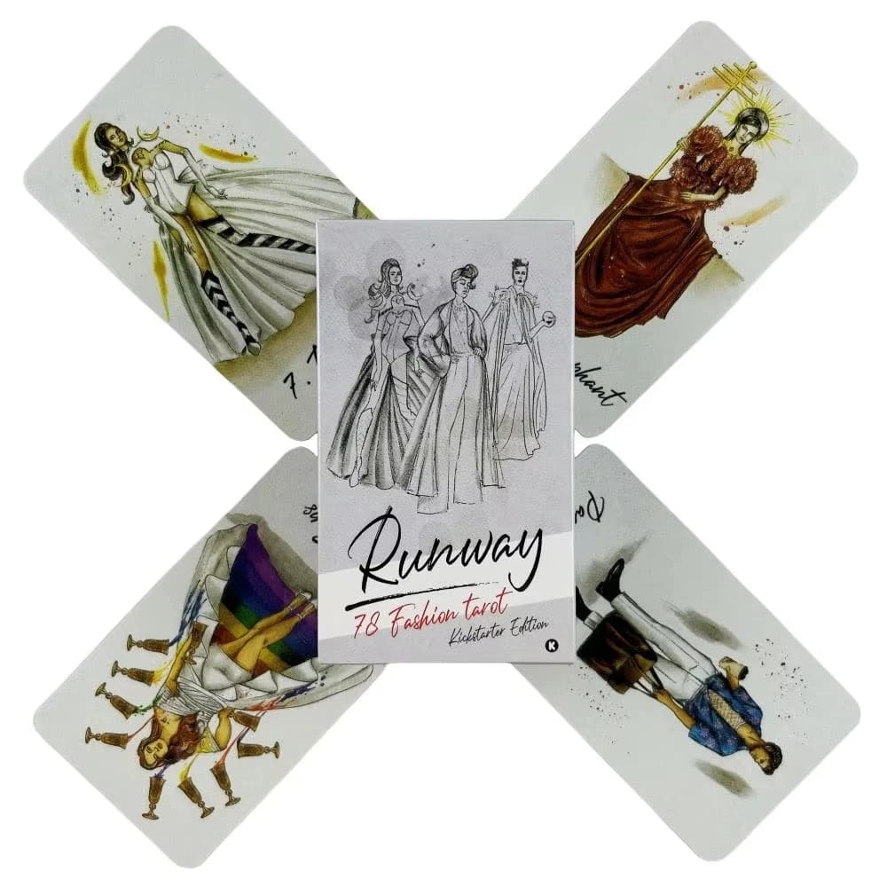 Carte dei tarocchi della pista Un mazzo da 80 per principianti Mazzo Oracle English Visions Divination Edition Borad Giocando a giochi