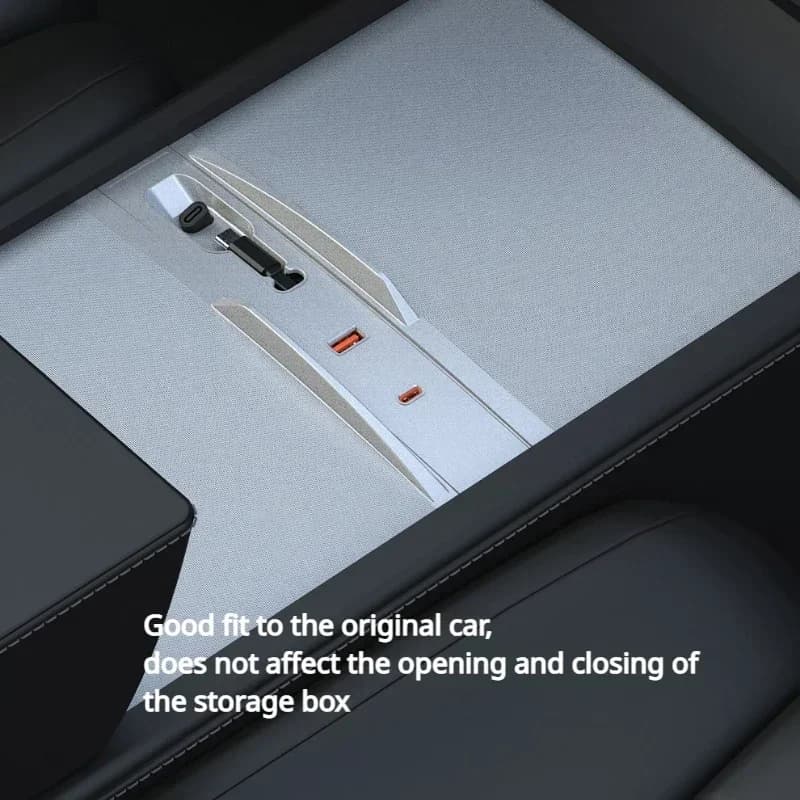 Docking station for Tesla Model Y Juniper Model 3 Hub USB Highland Docking station special 80W PD Type C Fast charging expansion