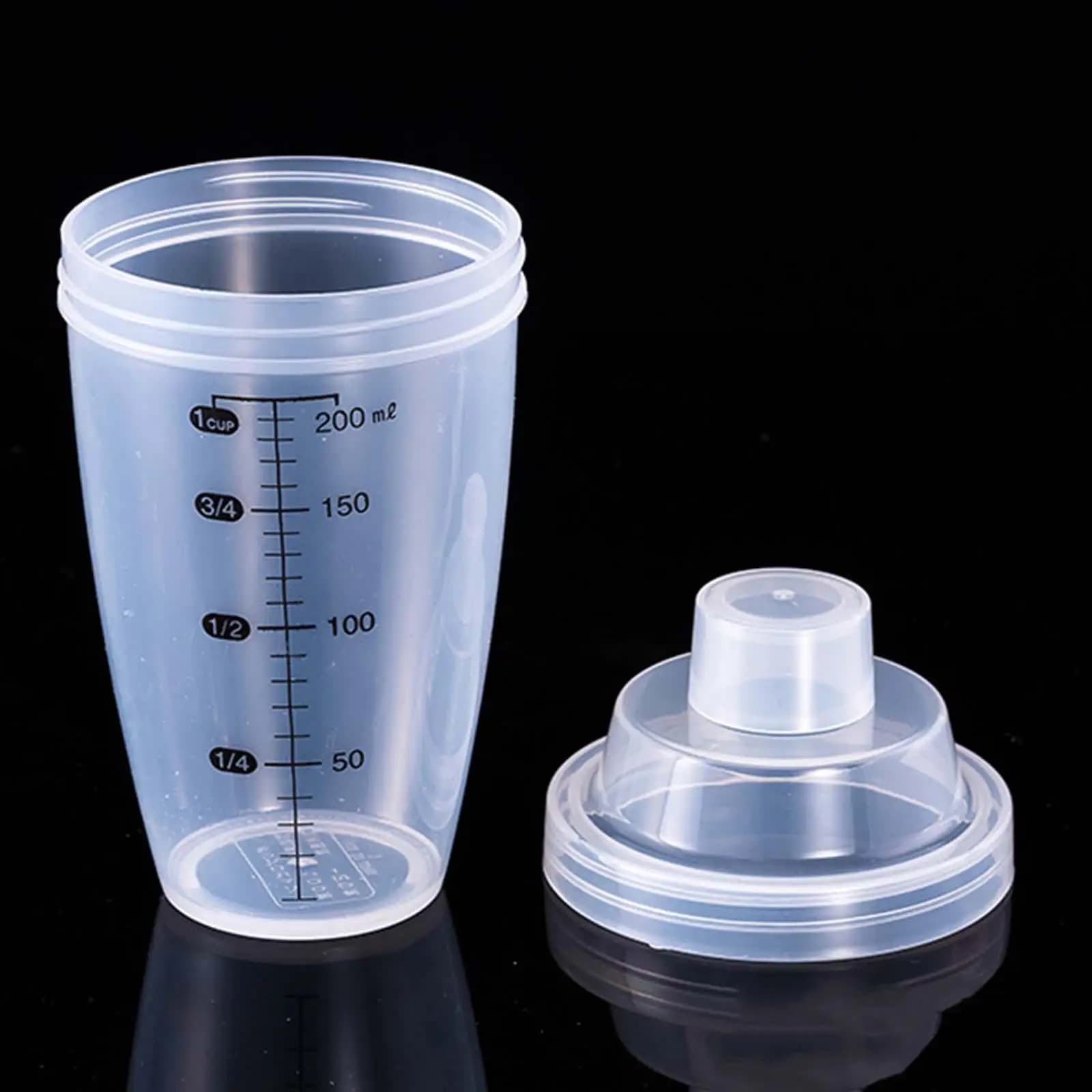 Protein Shaking Blender Shaker Bottle Water Cup With Scale Mix Protein Powders Cocktail Shaker Beverage