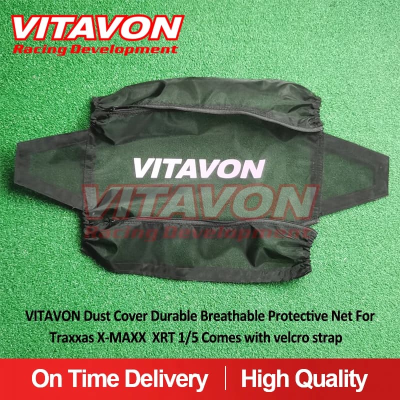 VITAVON Copertura antipolvere Rete protettiva traspirante e durevole per Traxxas X-MAXX XRT 1/5 Viene fornito con cinturino in velcro
