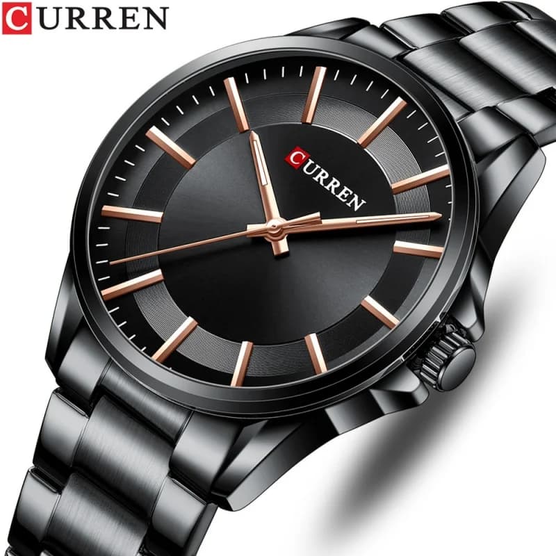 CURREN 8429 orologi al quarzo moda per uomo elegante Design semplice impermeabile luminoso orologio da lavoro Casual in acciaio inossidabile maschile