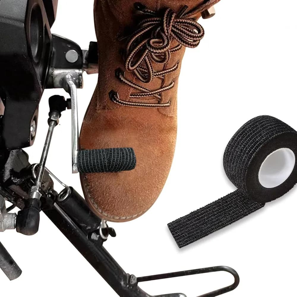 Motorcycle Shifter Shoe Protector Adjustable Elastic Strap Rubber Boot Cover Anti-Slip Gear Shift Guard Motorbike Accessories