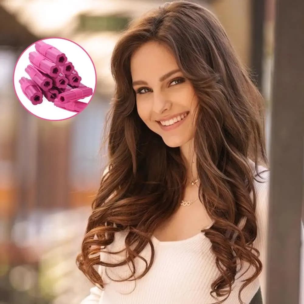 Soft Foam Hair Rollers Sponge Long Hair Reusable Bigodino for Hair Use Hair styling tools for sleep No clips Cute Bigodini Girls