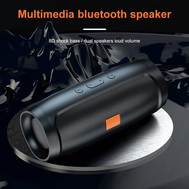 Altoparlante Bluetooth USB TF Altoparlante doppio Stereo Riproduzione Tfusb esterna Trasmissione vocale Fm Subwoofer portatile Altoparlante wireless