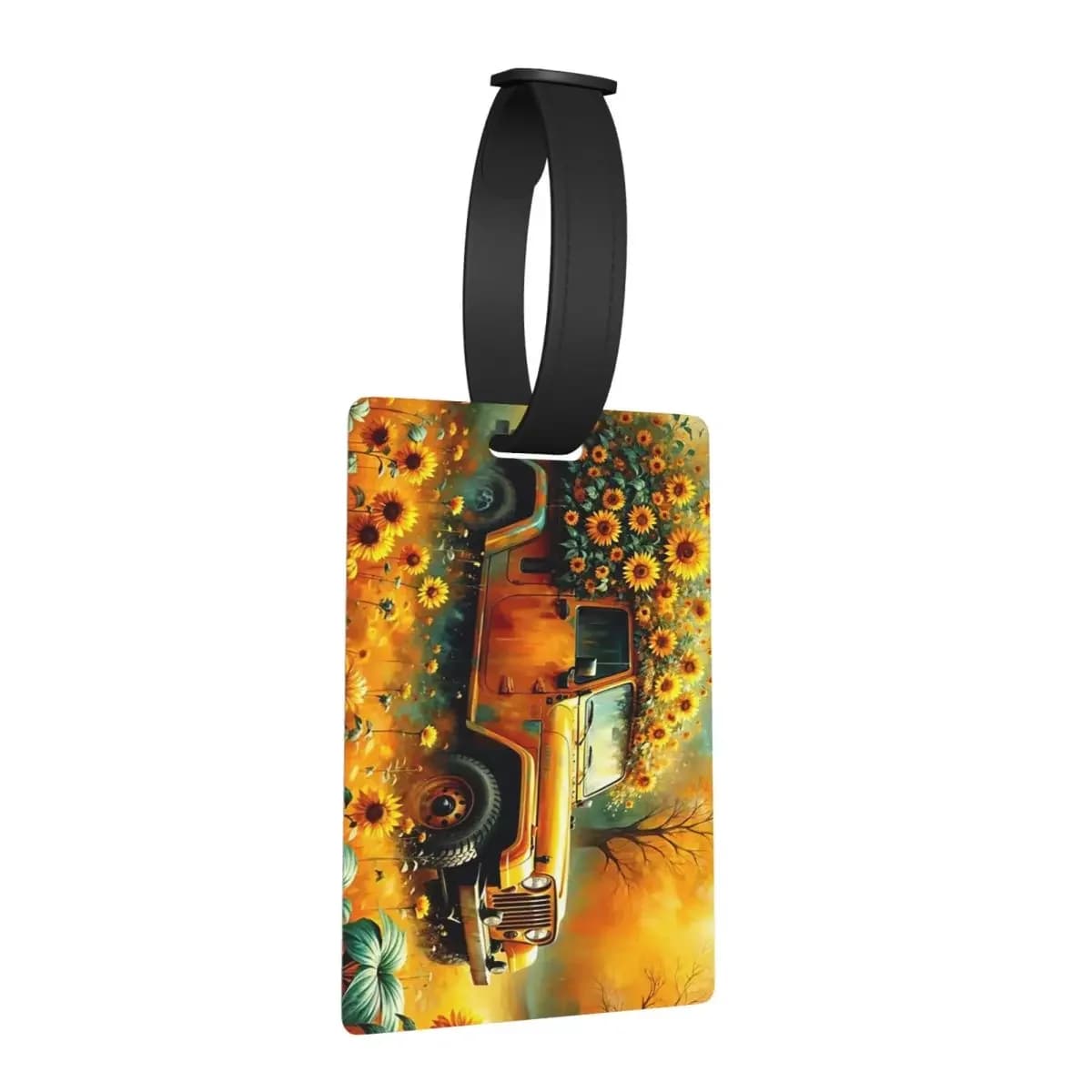 Dreams di girasole su ruote Etichette per bagagli Accessori per valigie Etichetta per imbarco per bagagli portatile da viaggio Porta etichette ID Nome Indirizzo