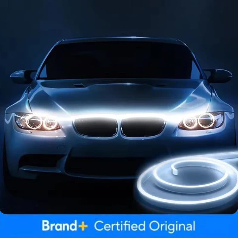 Striscia luminosa per cofano auto Scansione dinamica Start Up Striscia luminosa per cofano auto a LED Striscia luminosa flessibile impermeabile per auto Amagi