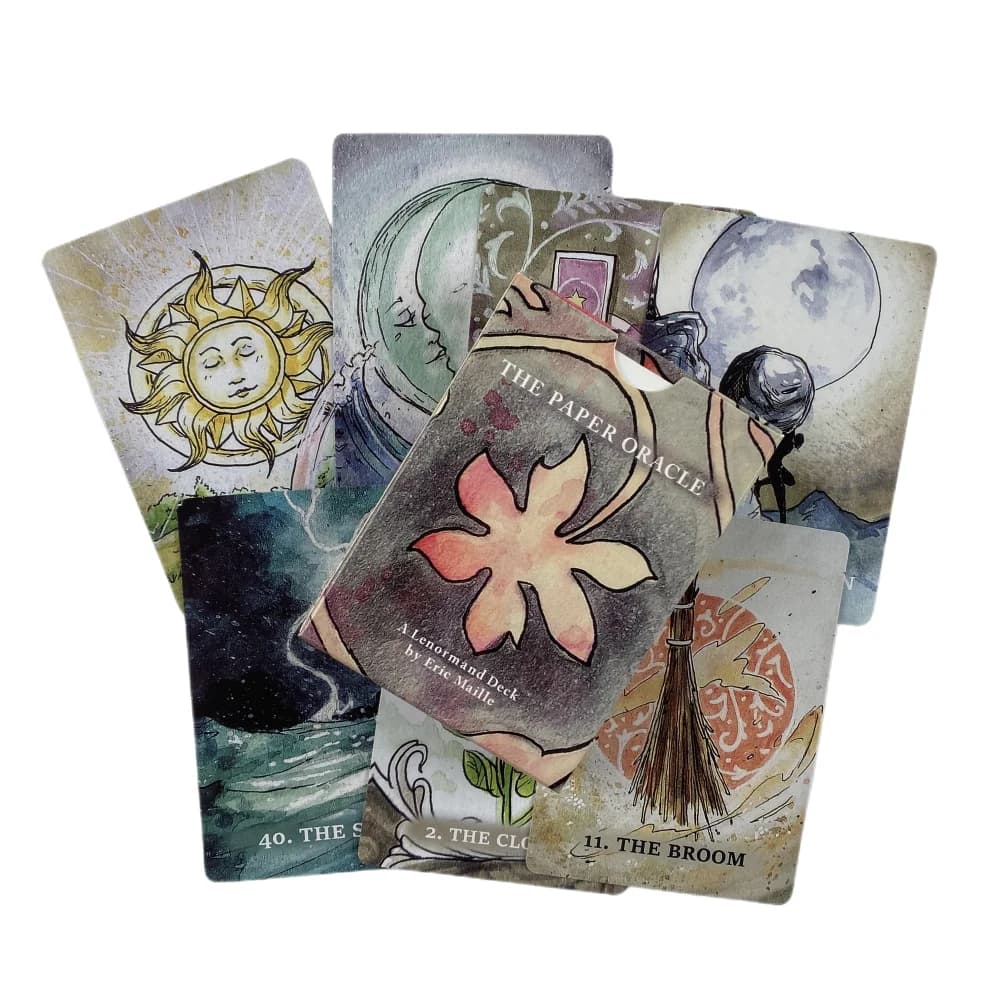 The Paper Oracle Cards mazzo di divinazione dei tarocchi English Vision Edition Board Playing Game For Party