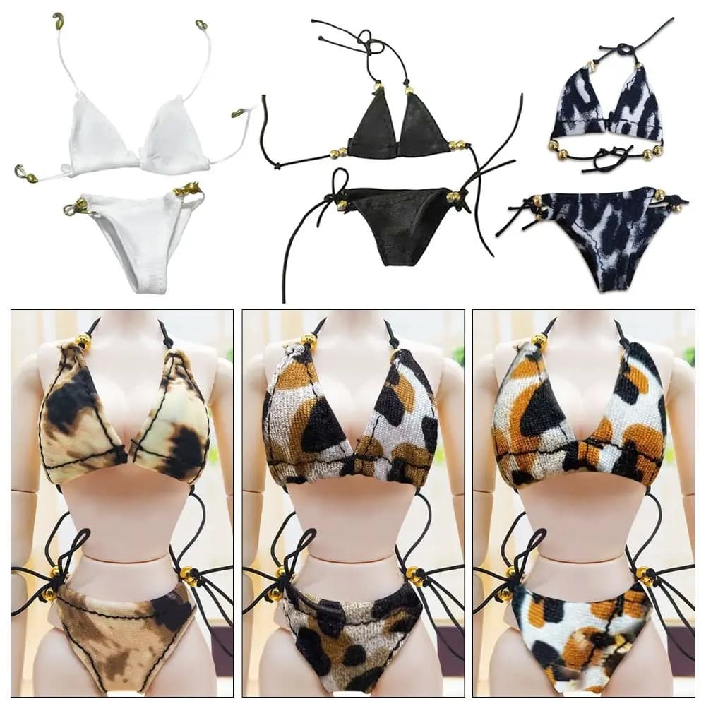 Multi-styles Fashion Doll Swimwear Bikini 30cm Dolls Summer Beach Bathing Swimsuits Clothes Accessories Girl Best Gift Toys