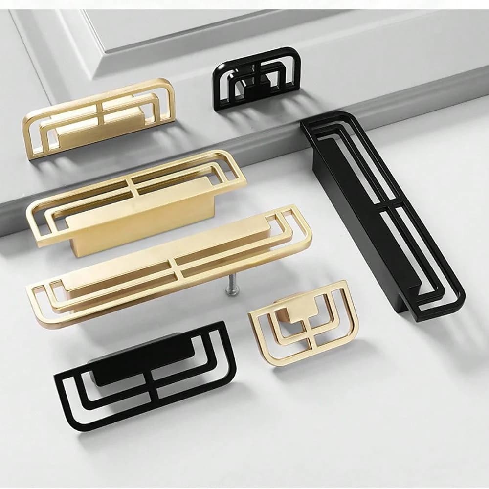 1 stylish metal furniture handles style golden chinese drip, extended drawer handles for cabinets and furniture