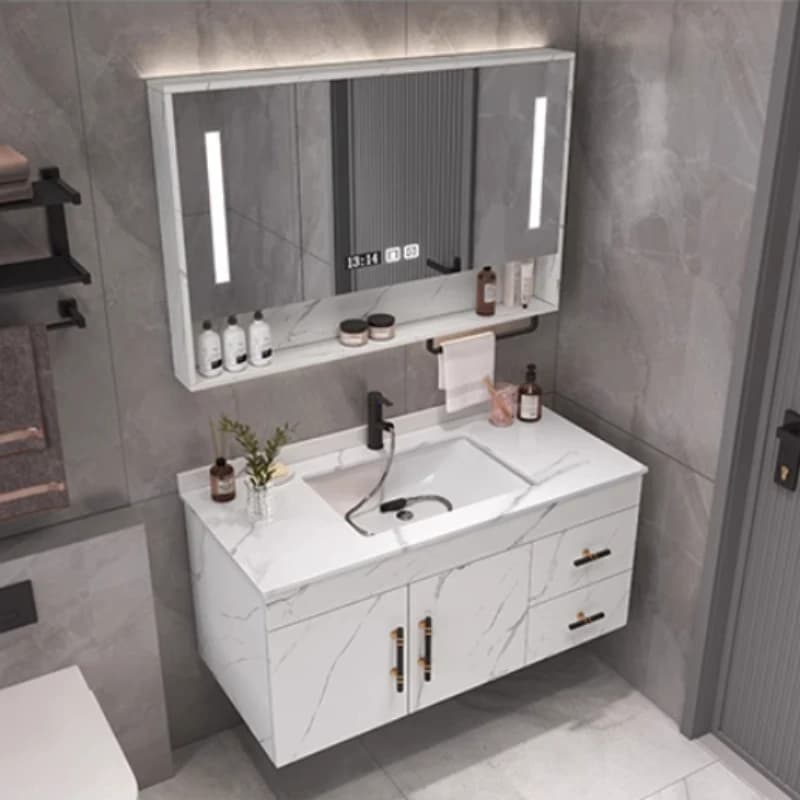 Organizzatori per armadietti Organizzatori per armadietti Vanity con lavabo Scaffale portaoggetti Armadietto per lavabo Mobili da bagno