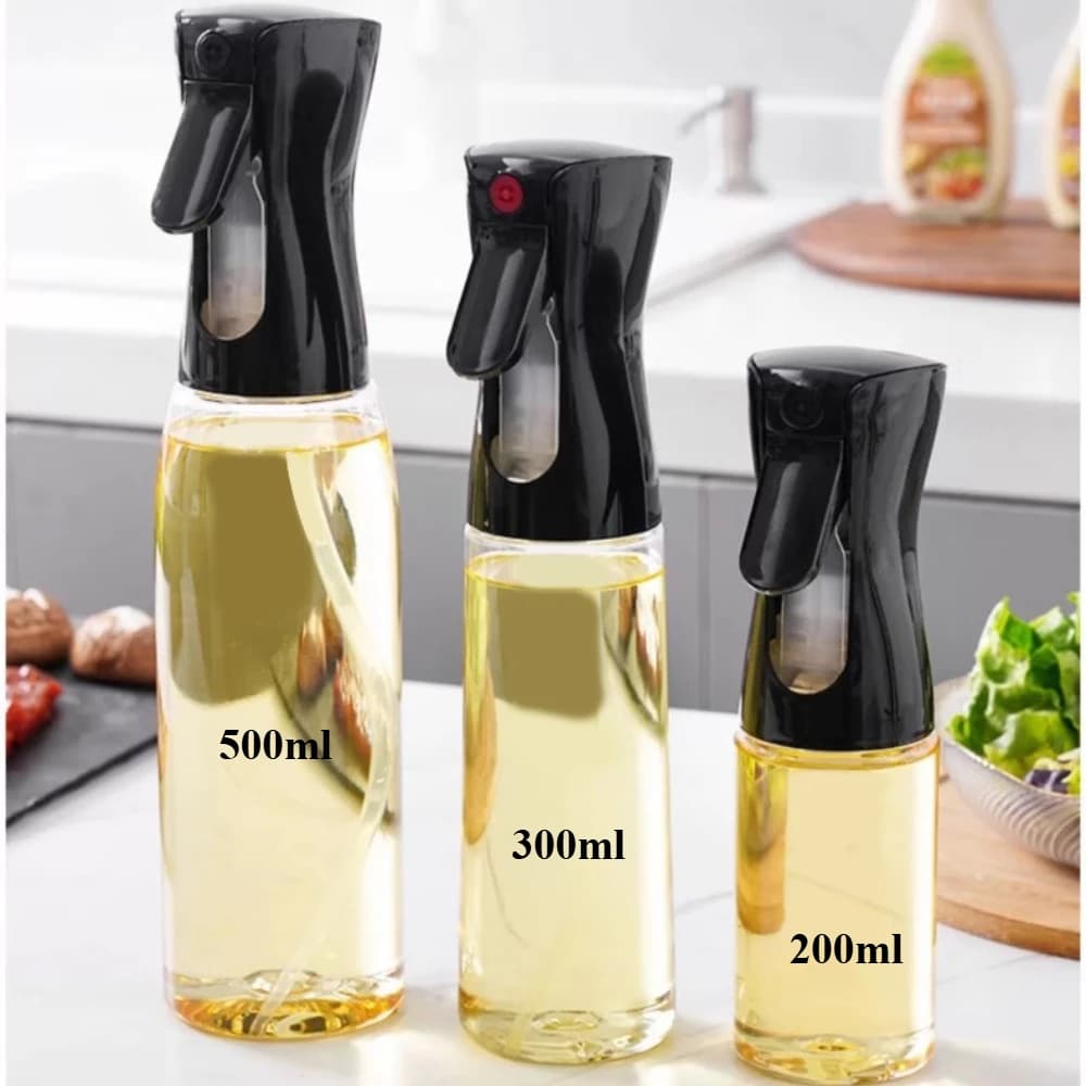 Pressa Bottiglia spray per olio Cucina economica Bottiglia spray per olio per barbecue Salsa di aceto di soia Atomizzazione Friggitrice ad aria Bottiglia spray Utensili da cucina