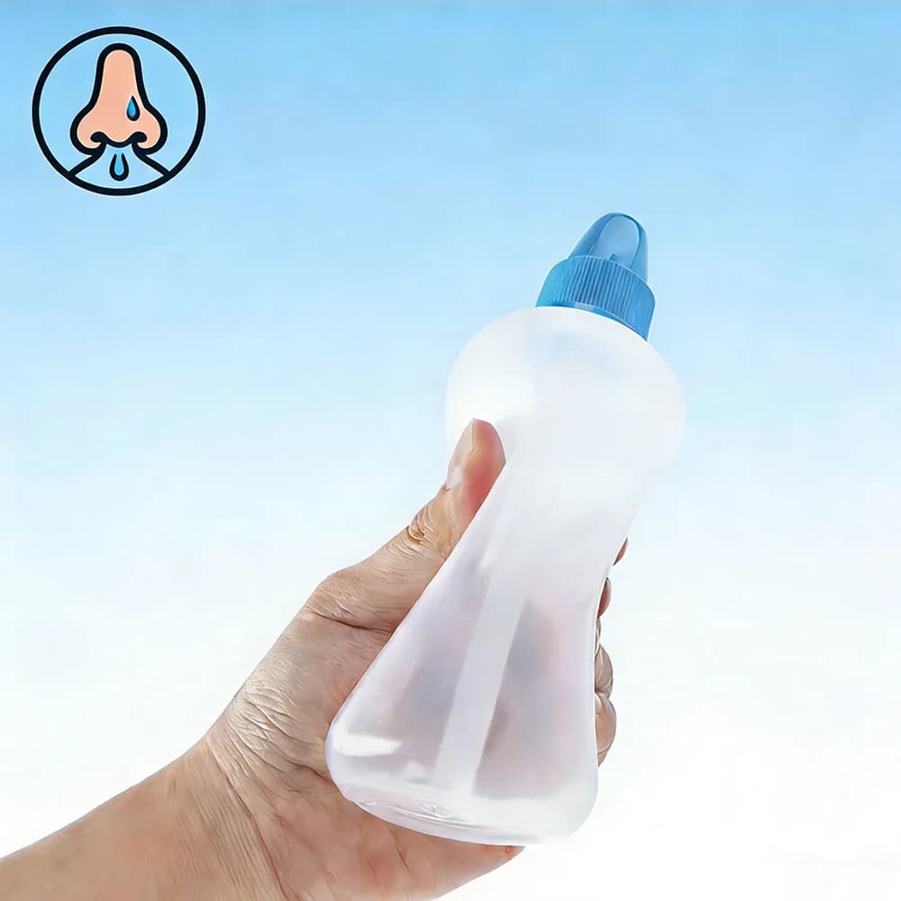 Adulti Bambini Lavatrice nasale Detergente per il naso Neti Pot Lavaggio del naso Pulisce Inumidisce Evitare la rinite allergica Irrigatore nasale Risciacquo del seno