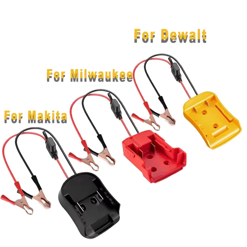 Accenditore Salto di Avviamento Per Makita Per DeWalt Per Milwaukee 18V Auto o Moto Batteria Al Litio Alimentazione Di Emergenza
