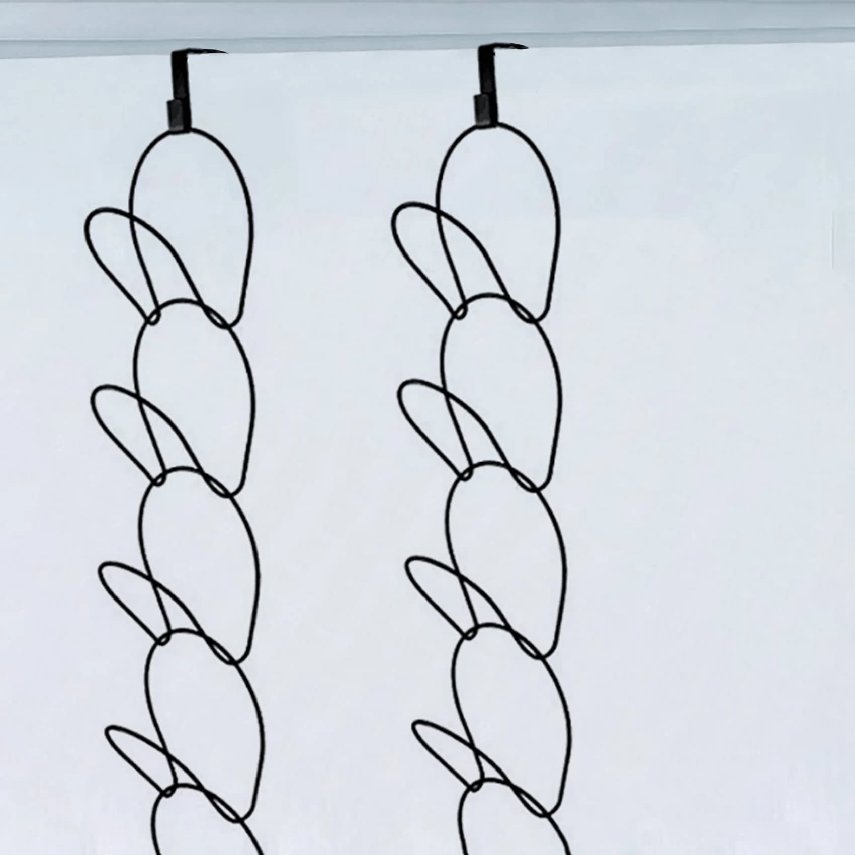 Premium-Cap Rack 2 Pack - Holds Up To 10 Caps Baseball Cap Holder Ball Caps Display Racks Wall Mount Door Closet Hanging Hat Org