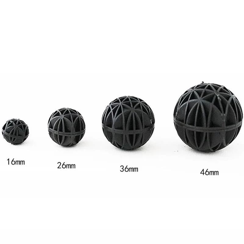 10/20/40Pcs/lot 26mm 36mm 46mm Aquarium Filter Bio Balls Portable Wet Dry Cotton For Air Pump Clean Fish Tank Pond Sponge Media